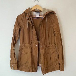 Patagonia Women's Jacket - Khaki Utility with Hood